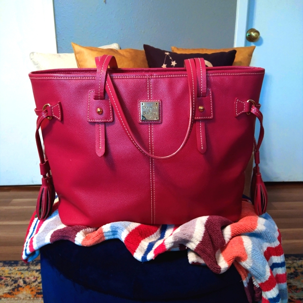 Donney and Bourke large magenta purse.